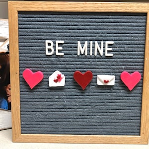 Adornos del tablero de cartas del Día de San Valentín // Accesorios del tablero de cartas // Decoración del Día de San Valentín // Decoración de fiestas // Ideas de regalos