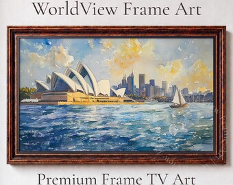 Sydney Opera House Harbor View, Samsung Frame TV Art (Digital Download) 87