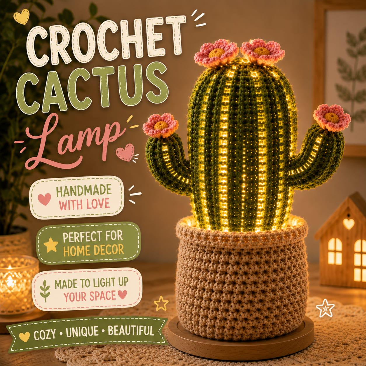 Cactus Led Lamp - Etsy