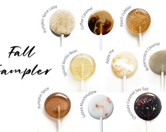 100 Wedding Favors // Fall Theme Lollipops // Favors for Guest // Bulk Favors