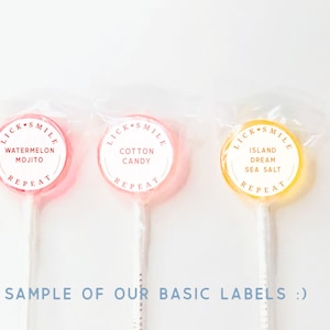 Mojito Lollipops // Cocktail Themed Lollipops // Fall Wedding Favor // Honey Lollipops // Summer Wedding Favor // Favor for Guest // 10 ct image 3