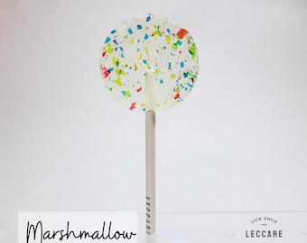 Birthday Lollipops // Marshmallow Glitter Lollipops // Rainbow Lollipops // Favors for Kids // Baby Shower Favor // Leccare // 10 ct