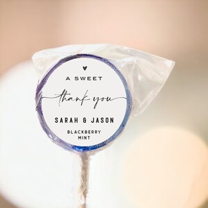 Spring Wedding Sampler Box // 10 Lollipops // Taste test for Two // Summer Wedding Favors // Fall Wedding Favors // Winter Wedding image 7