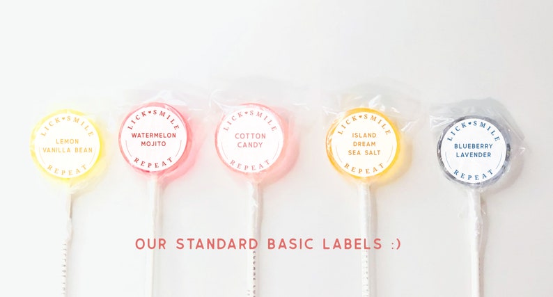 100 Lollipop Wedding Favors, Favors for Kids, Customizable Wedding Stickers, Fall Theme Wedding image 3