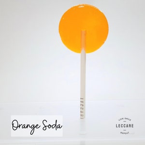 Wedding Favors // Orange Soda Lollipops // Spring Wedding Favor // Party Favors // 10 Lollipops