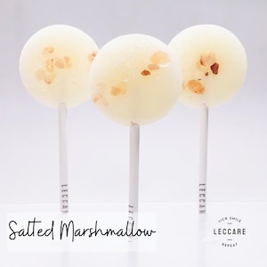 Salted Marshmallow Lollipops // Sweet & Salty // Fall Thank You Gift // 10 Lollipops