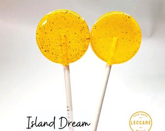 Island Dream Lollipops // POG  // Tropical // Beach Wedding // Mini Wedding // 10 Lollipops