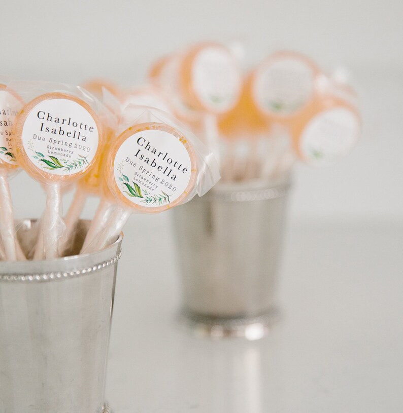 Mojito Lollipops // Cocktail Themed Lollipops // Fall Wedding Favor // Honey Lollipops // Summer Wedding Favor // Favor for Guest // 10 ct image 6