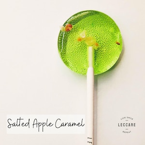 Salted Apple Caramel Lollipops // Fall Wedding Favor // Favor for Guest // 10 Lollipops image 1