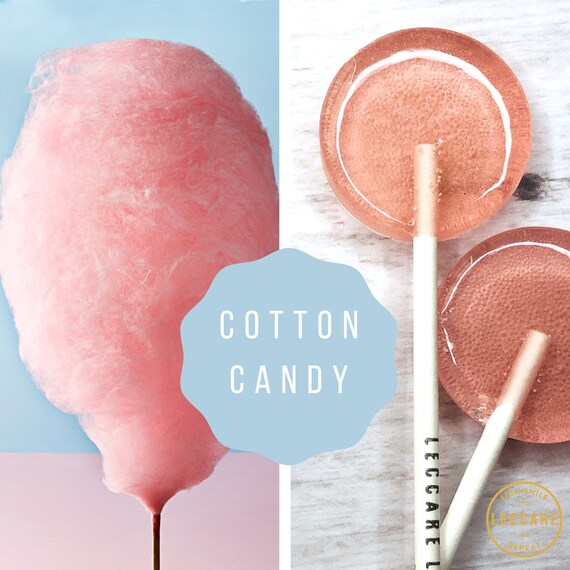 Pink Cotton Candy Lollipops // Baby Shower Favor // Bridal | Etsy