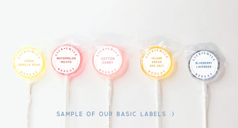 Peaches and Cream Lollipops // Spring Wedding Favors // Beach Wedding Idea // Favors for Guest // 10 count image 3