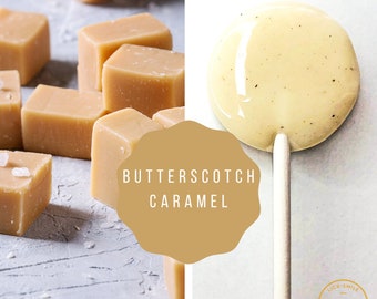 Butterscotch Caramel Lollipops // Favor for Guest // Party Favors // 10 Lollipops