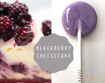 Fall Wedding Favors // Blackberry Cheesecake Lollipops // Favors for Guest // Baby Shower Favor // Winter Wedding // Leccare //  10 count