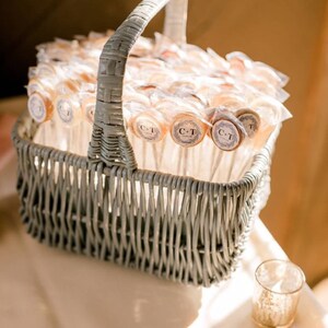 Lollipop Favors for Weddings // Favors for Guest // Bridal Shower // Party Lollipops // 120 Lollipops image 5