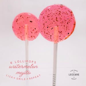 Summer Wedding Favors // Watermelon Mojito Lollipops // Rustic Wedding // Wedding Favors for Guest Bulk