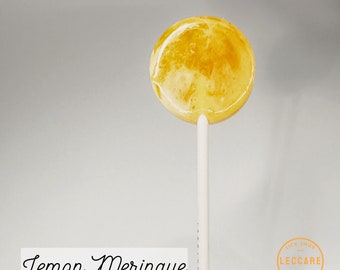 Lemon Meringue Lollipops // Baby Shower Gift // Wedding Favors for Guest // Bridal Shower Gift // 10 Lollipops