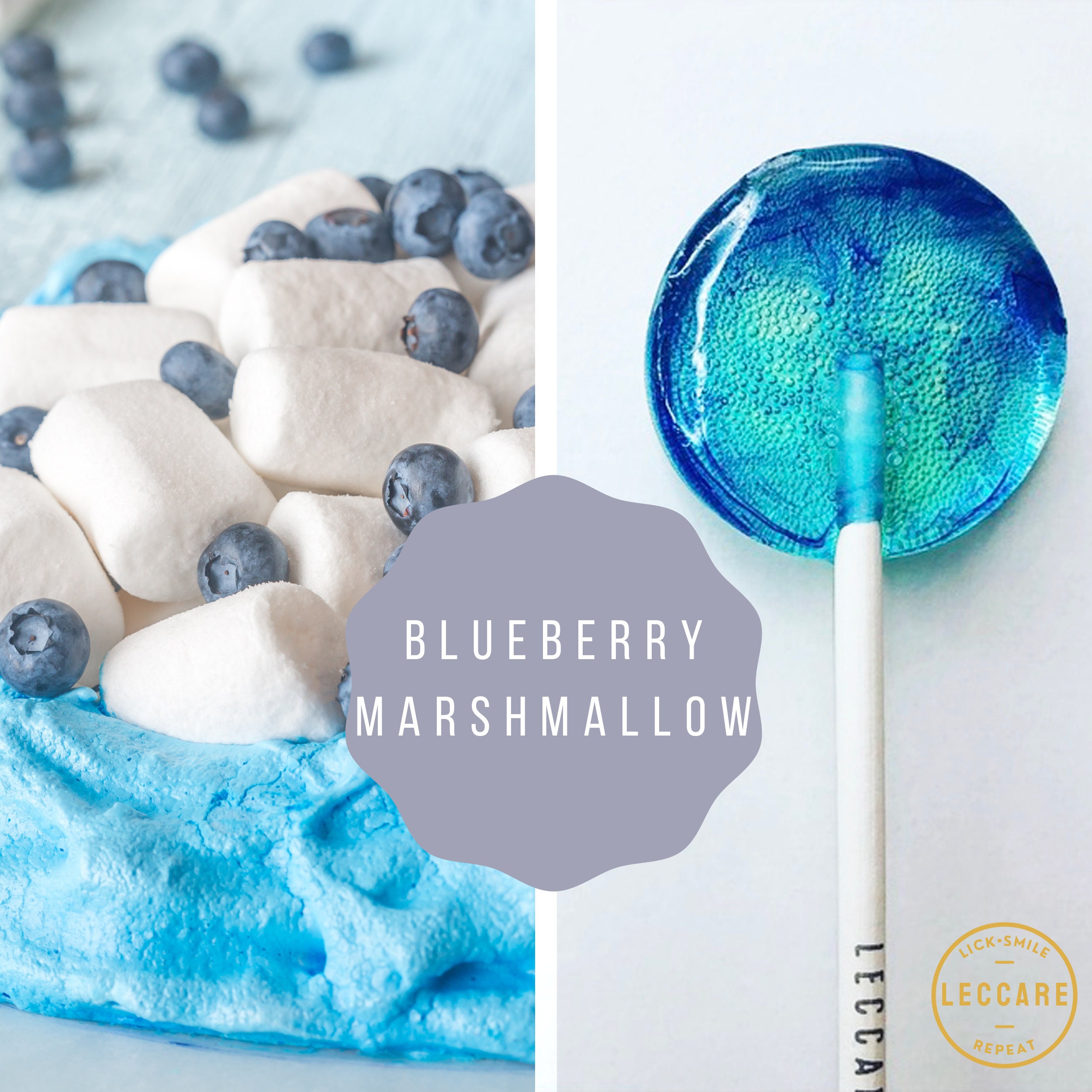 Blueberry Marshmallow Lollipops // Swirl Lollipops // Fall Etsy