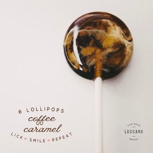 Coffee Gift •  Coffee Caramel Lollipops • Coffee Love • Unique Wedding Favor • Thank You Gift • Under 20