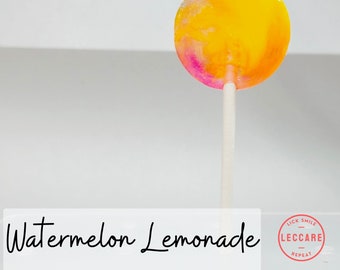 Watermelon Lemonade // Sweet Summer Party Favor // Spring Wedding  Idea // Favors for Guest // Bridal Shower // 10 Lollipops