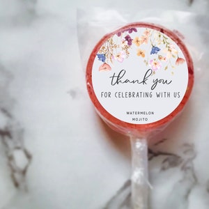 Champagne Lollipops // Gold Flake Lollipops // Spring Wedding Favor // Summer Wedding Favor // Leccare // Favors for Guest // 10 Count Box image 6