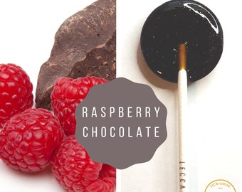 Fall Lollipops // Raspberry Chocolate Lollipops // Favors for Guest // Bridal Shower Favor // Fall Weddings // Summer Wedding // 10 count
