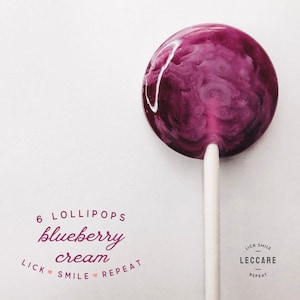 Blueberry Birthday Party Favors for Guests | Blueberry Cream Lollipops | Wedding Favors for Guests | Fall Wedding Favors