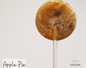 Apple Pie Lollipops // Favors for Guest // Fall Wedding Favor // Summer Wedding // Bridal Shower // Baby Shower // Leccare  // 10 Count