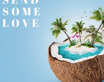 Thinking of You Gift // Tropical Lollipops // Beach Gift // Care Package // Personalized Gift // Self Care Gift // Free Shipping