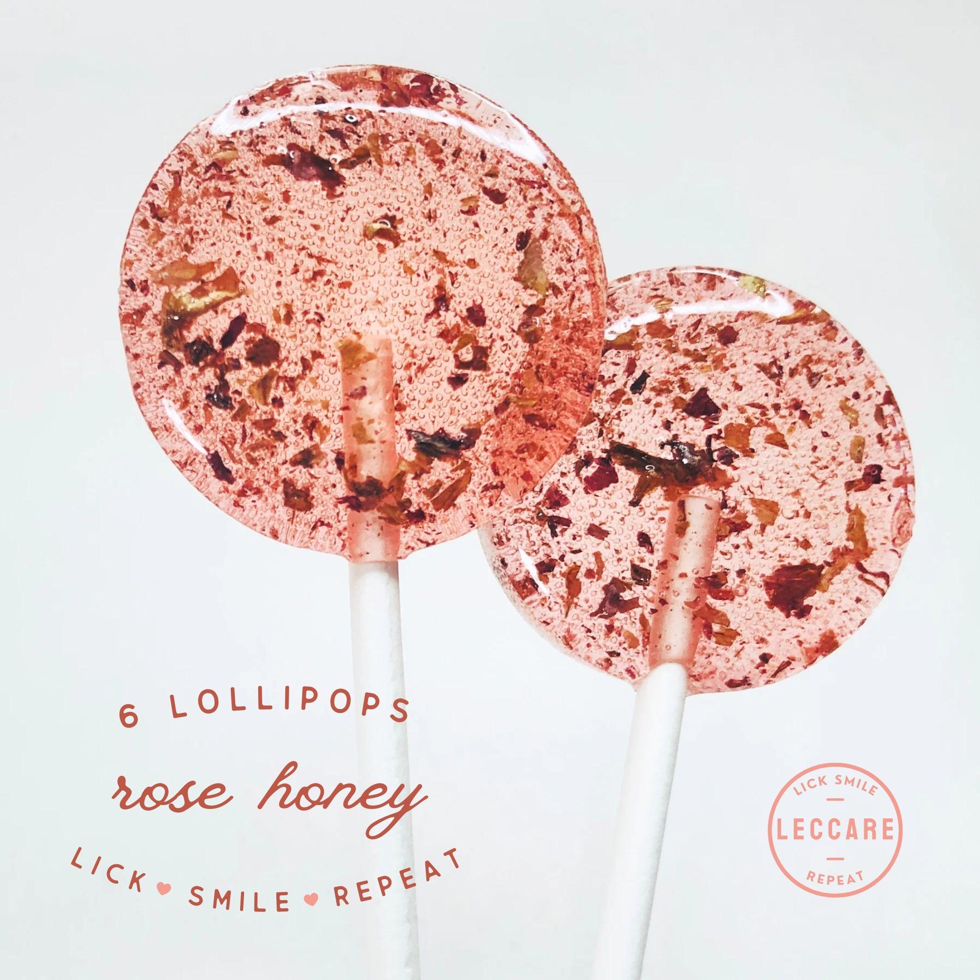 Rose & Honey Lollipops: Spring Wedding Favors