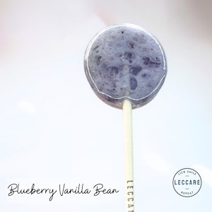 Blueberry Vanilla Bean Lollipops // Baby Shower // Kids Birthday // Favors for Guest // Beach Wedding // 10 Lollipops