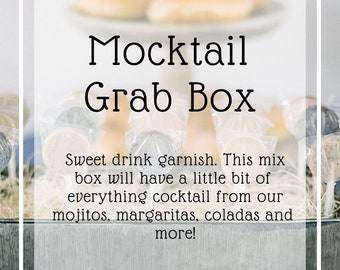 Mocktail, Cocktail Sample Sale, Lollipop Mix Box // 30 Lollipops // Leccare Lollipop Grab Bag // Sampler Box //