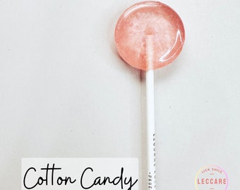Pink Cotton Candy Lollipops // Baby Shower Favor // Bridal Shower // 10 Lollipops