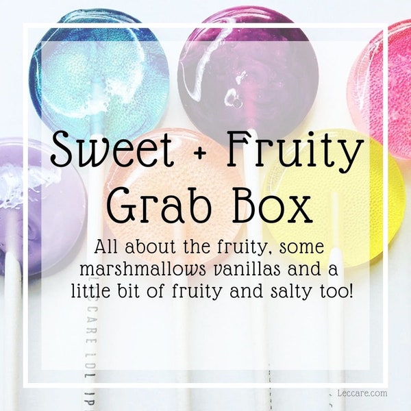 Sample Sale, Lollipop Mix Box // 30 Lollipops // Leccare Lollipop Grab Bag // Sampler Box //Sweet and Fruity