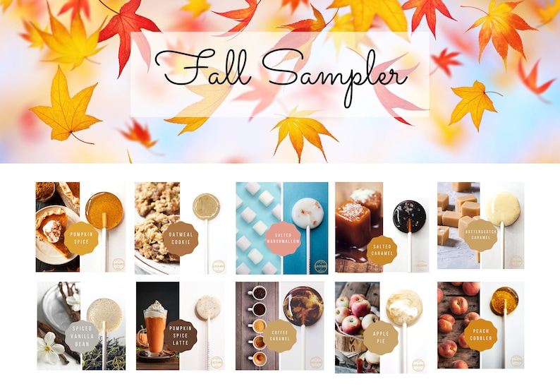 100 Lollipop Wedding Favors, Favors for Kids, Customizable Wedding Stickers, Fall Theme Wedding image 1