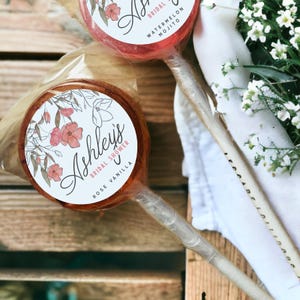 Personalized Wedding Lollipops: Pick Your Flavors, Custom Favors (Set of 100)