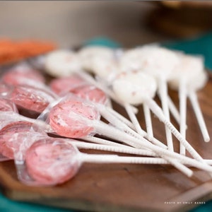 Spring Wedding Sampler Box // 10 Lollipops // Taste test for Two // Summer Wedding Favors // Fall Wedding Favors // Winter Wedding image 2