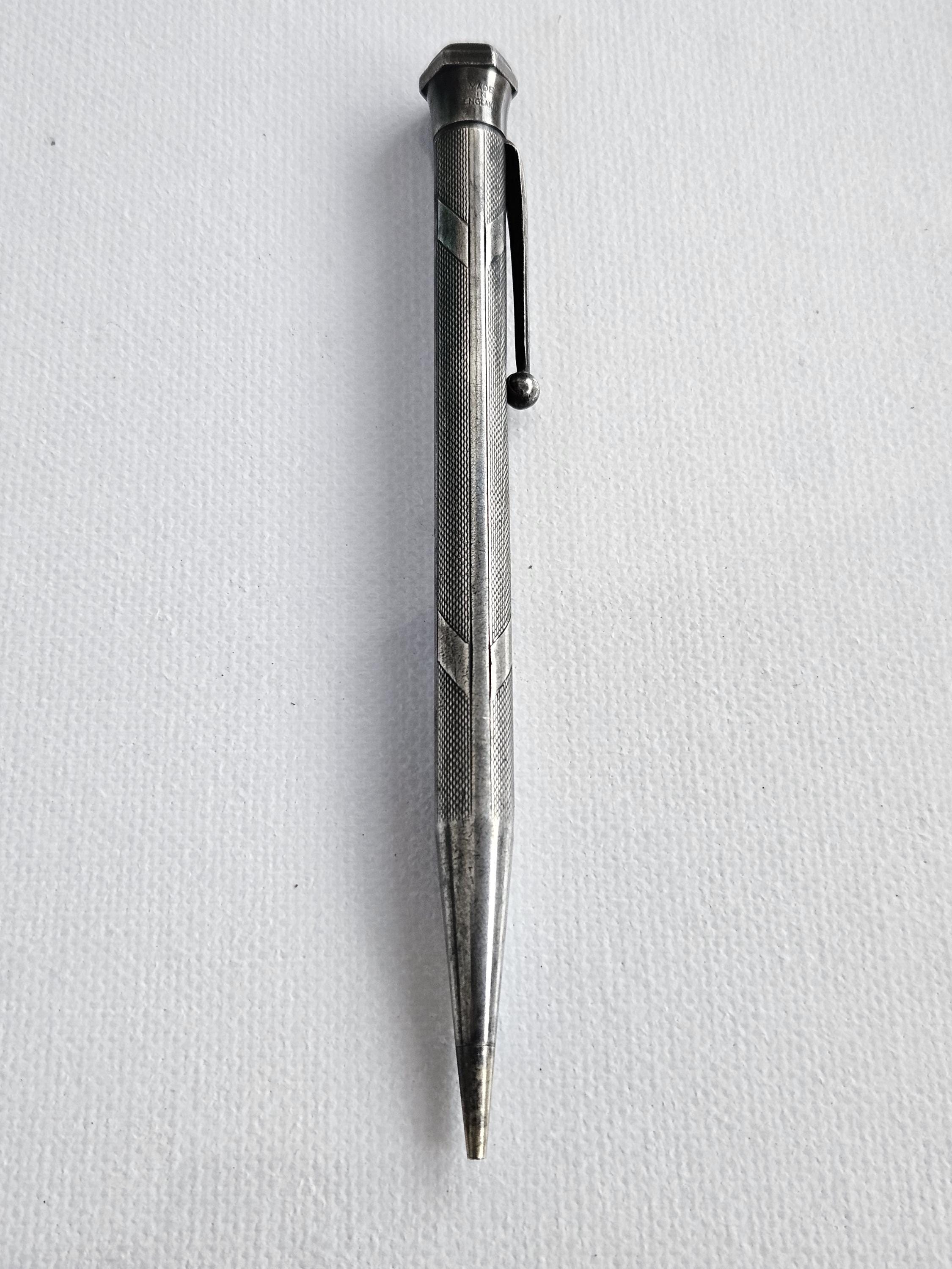 Vintage Silver Mechanical Pencil - Etsy Vintage Silver Mechanical Pencil - Etsy