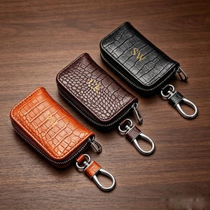Crocodile Leather Key Cover - Etsy