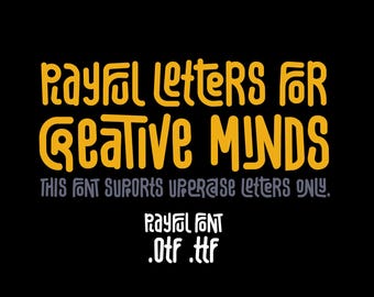 Playful Font | Retro Groovy Font | Uppercase Font | Funky Logo Font | Y2K Font | TTF OTF
