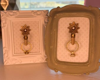 Handmade Vintage-Inspired Ring Holder | Farmhouse Bathroom Decor | Jewelry Organizer