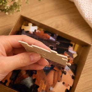 Custom Photo Puzzle Personalized Picture Jigsaw Puzzle Memory Gift For Couples Family Friends image 5