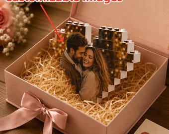 Personalized Couple Photo Puzzle, Valentine Gift, Romantic Anniversary Present, Unique Memory Gift