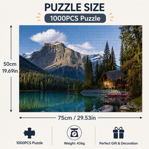 Custom Photo Puzzle Personalized Picture Jigsaw Puzzle Memory Gift For Couples Family Friends 1000PCS Puzzle