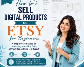 Wie man als Anfänger digitale Produkte auf Etsy verkauft | Schritt-für-Schritt-Anleitung zum Shop-Einrichten, SEO & passivem Einkommen