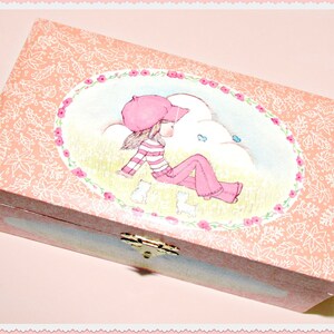 Antique Musical Jewellery Box Ballerina - Musical Ballerina Vintage Style Jewellery Box