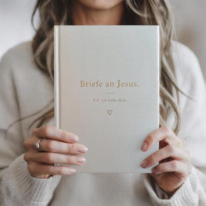 Christliches Notizbuch „Briefe an Jesus“ | Gebetstagebuch & Andachtsbuch | Bibel Journal | Geschenk für Christen