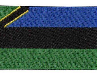 Parche con la bandera de Zanzíbar