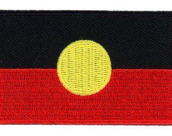 parche de bandera aborigen