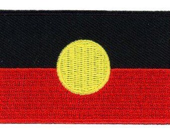parche de bandera aborigen