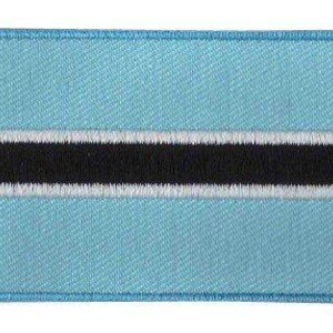 Botswana flag patch